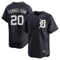 Rebec D.Tigers #20 Spencer Torkelson Player Navy Home Limited Game Stitched Jerseys
