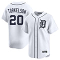 Rebec D.Tigers #20 Spencer Torkelson Player White Home Limited Stitched Jerseys