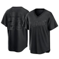 Rebec D.Tigers #23 Kirk Gibson Player Black T-shirt Home Game Stitched Jerseys