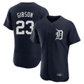 Rebec D.Tigers #23 Kirk Gibson Player Navy Limited Elite Home Stitched Jerseys