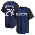 Rebec D.Tigers #24 Miguel Cabrera Player Navy City Connect Home Limited Stitched Jerseys