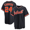 Rebec D.Tigers #24 Miguel Cabrera Player Navy Home Game Stitched Jerseys