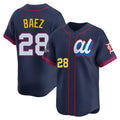 Rebec D.Tigers #28 Javier B¨¢ez Player Navy Limited American League All-Star Edition Stitched Jerseys