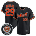 Rebec D.Tigers #29 Tarik Skubal Player Black Limited Home Stitched Jerseys