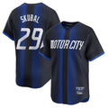 Rebec D.Tigers #29 Tarik Skubal Player Navy City Connect Home Limited Stitched Jerseys