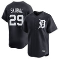 Rebec D.Tigers #29 Tarik Skubal Player Navy Home Limited Game Stitched Jerseys