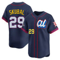 Rebec D.Tigers #29 Tarik Skubal Player Navy Limited American League All-Star Edition Stitched Jerseys