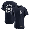 Rebec D.Tigers #29 Tarik Skubal Player Navy Limited Elite Home Stitched Jerseys