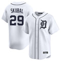Rebec D.Tigers #29 Tarik Skubal Player White Home Limited Stitched Jerseys