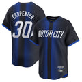 Rebec D.Tigers #30 Kerry Carpenter Player Navy City Connect Home Limited Stitched Jerseys