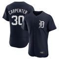 Rebec D.Tigers #30 Kerry Carpenter Player Navy Limited Elite Home Stitched Jerseys