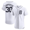 Rebec D.Tigers #30 Kerry Carpenter Player White Limited Elite Home Stitched Jerseys