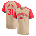 Rebec D.Tigers #31 Riley Greene Player Cream American League All-Star Limited Elite Home Stitched Jerseys