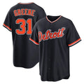 Rebec D.Tigers #31 Riley Greene Player Navy Home Game Stitched Jerseys