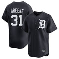 Rebec D.Tigers #31 Riley Greene Player Navy Home Limited Game Stitched Jerseys
