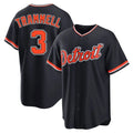 Rebec D.Tigers #3 Alan Trammell Player Navy Home Game Stitched Jerseys