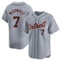 Rebec D.Tigers #7 Kevin McGonigle Player Gray Home Limited Stitched Jerseys