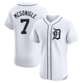 Rebec D.Tigers #7 Kevin McGonigle Player White Limited Elite Home Stitched Jerseys