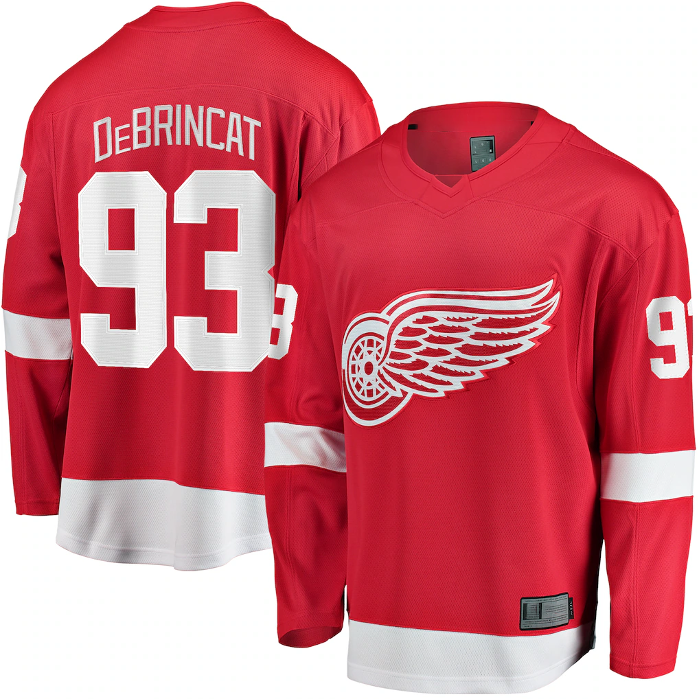 Rebec DR.Wings #93 Alex DeBrincat Red Home Breakaway Jerseys