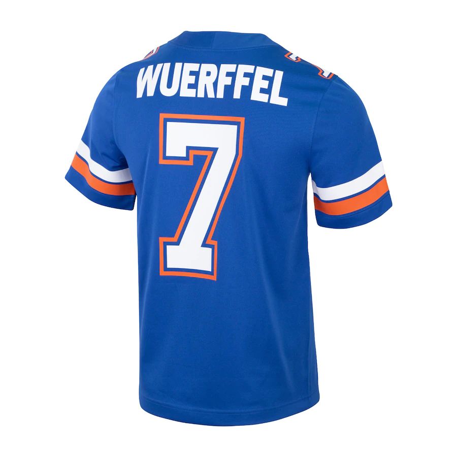 Rebec F.Gators #7 Danny Wuerffel Jordan Brand Ring of Honor Replica Jersey Royal Stitched American College Jerseys