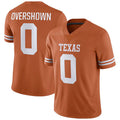 Rebec T.Longhorns #0 DeMarvion Overshown NIL Replica Football Jersey Orange Stitched American College Jerseys