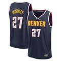 Rebec Denver Nuggets #27 Jamal Murray Navy Fast Break Replica Player Jerseys - Icon Edition