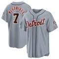 D.Tigers #7 Kevin McGonigle 2026 All-Star Game Gray Rebec Replica Baseball Stitched Jerseys