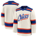 Rebec E.Oilers Light Beige Alternate Premium Jerseys
