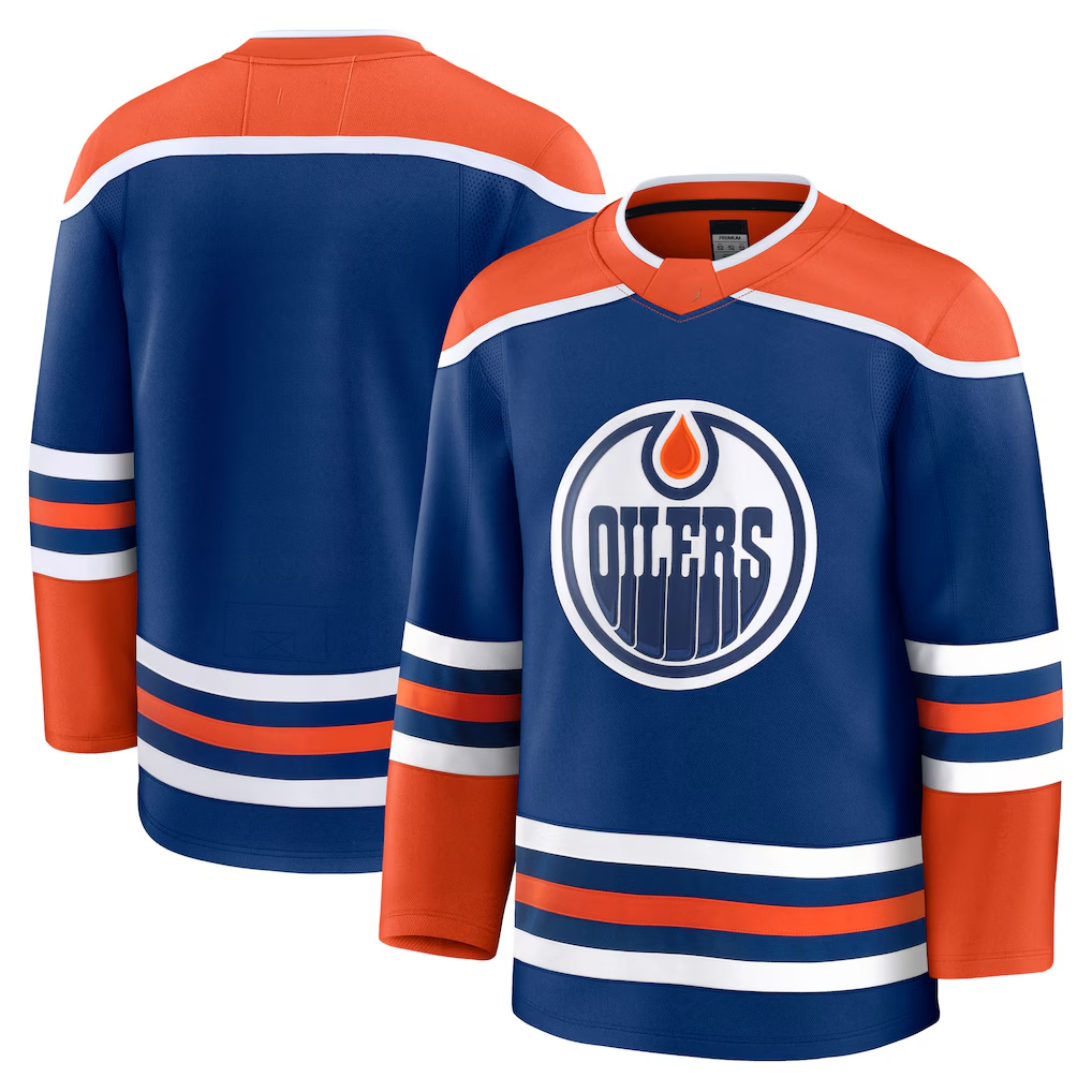 Rebec E.Oilers Royal Home Premium Jerseys