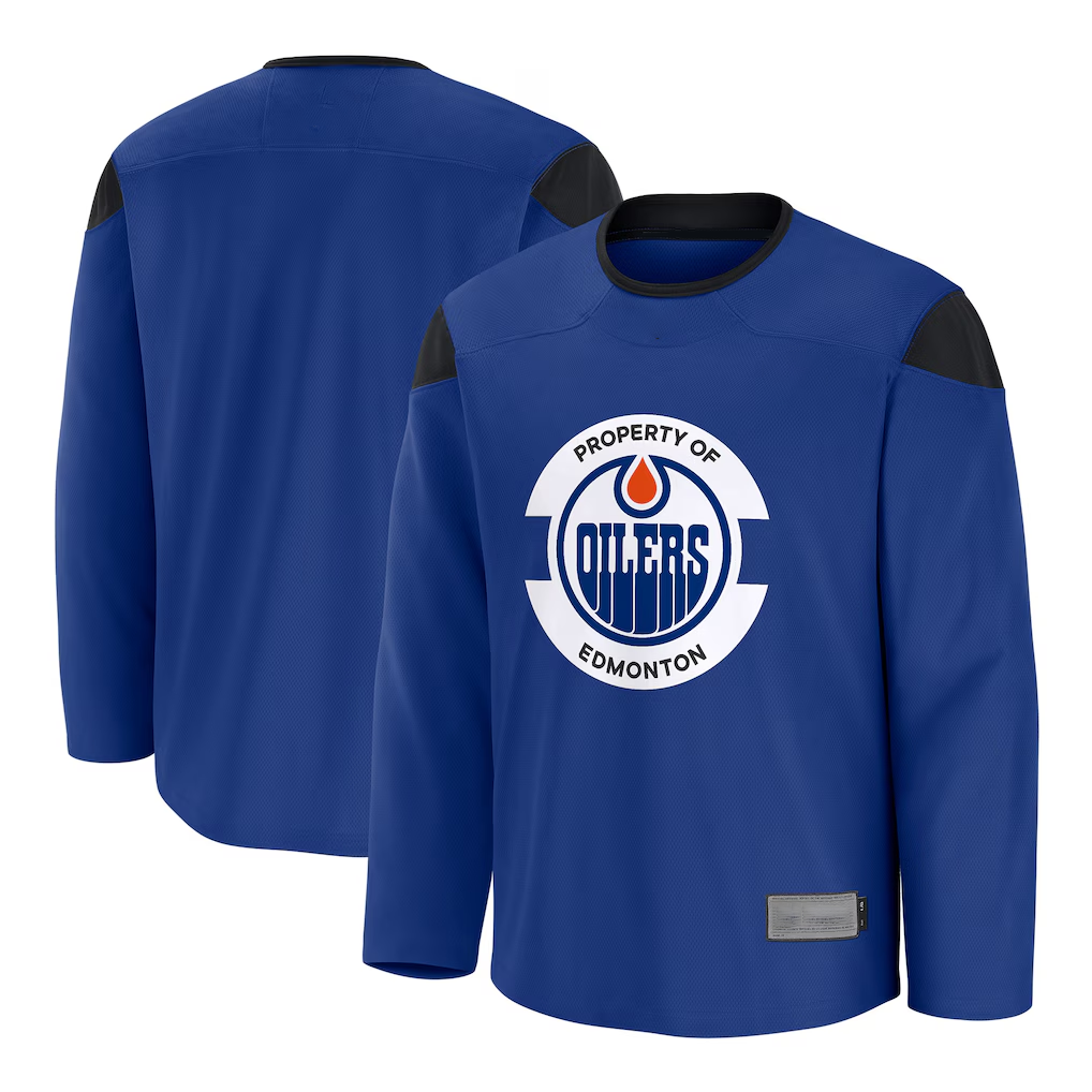 Rebec E.Oilers Royal Practice Jerseys