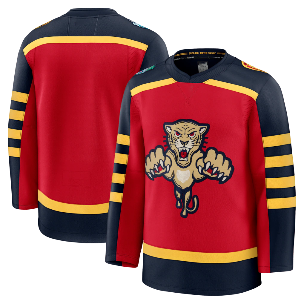 Rebec F.Panthers Red 2026 Winter Classic Premium Jerseys