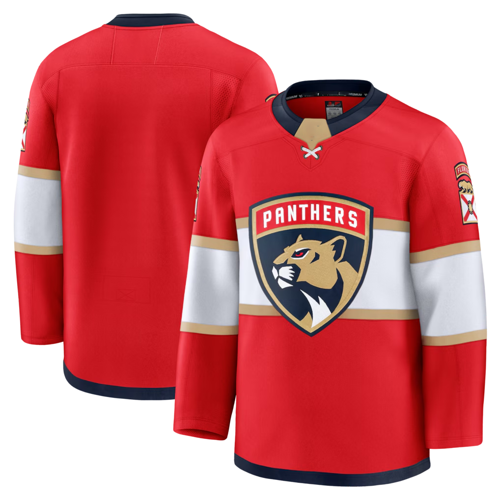 Rebec F.Panthers Red Home Premium Jerseys
