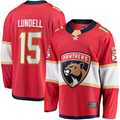 Rebec F.Panthers #15 Anton Lundell Red Home Breakaway Player Jerseys