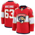 Rebec F.Panthers #63 Brad Marchand Red Home Premium Jerseys