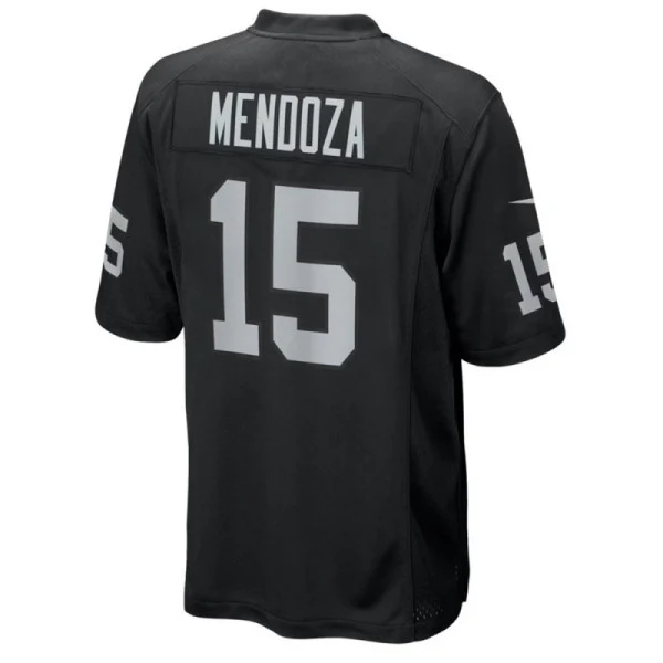 Rebec LV.Raiders #15 Fernando Mendoza Black 2026 Draft Stitched Football Jersey