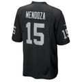 Rebec LV.Raiders #15 Fernando Mendoza Black 2026 Draft Stitched Football Jersey