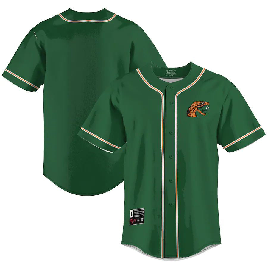Rebec F.A&M Rattlers Baseball Jersey Green Stitched American College Jerseys
