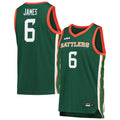 Rebec F.A&M Rattlers #6 LeBron James Replica Basketball Jersey Green Stitched American College Jerseys