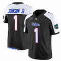 Rebec F.Gators #1 Montrell Johnson Jr. Black Alternate 2024 F.U.S.E. Florida Patch Vapor Limited Stitched Football Jersey American College Jerseys