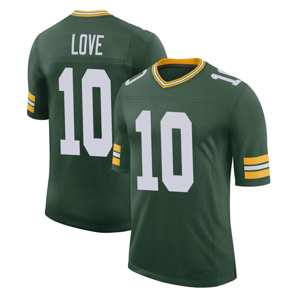 Rebec GB.Packers #10 Jordan Love Player Green Limited Classic Home Game Stitched Jerseys