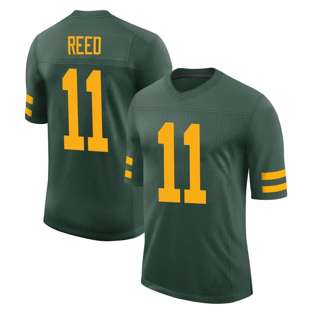 Rebec GB.Packers #11 Jayden Reed Player Green Alternate Vapor Home Game Stitched Jerseys