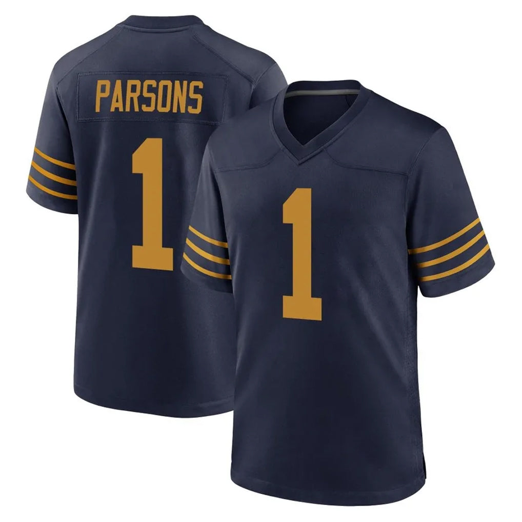 Rebec GB.Packers #1 Micah Parsons Player Navy The 1923 Classic Home Game Stitched Jerseys