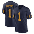 Rebec GB.Packers #1 Micah Parsons Player Navy The 1923 Classic Home Game Stitched Jerseys