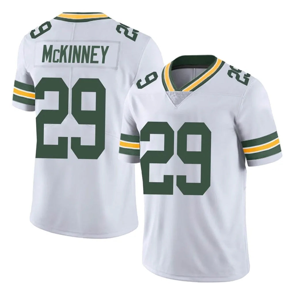 Rebec GB.Packers #29 Xavier McKinney Player White Vapor Untouchable Limited Home Game Stitched Jerseys