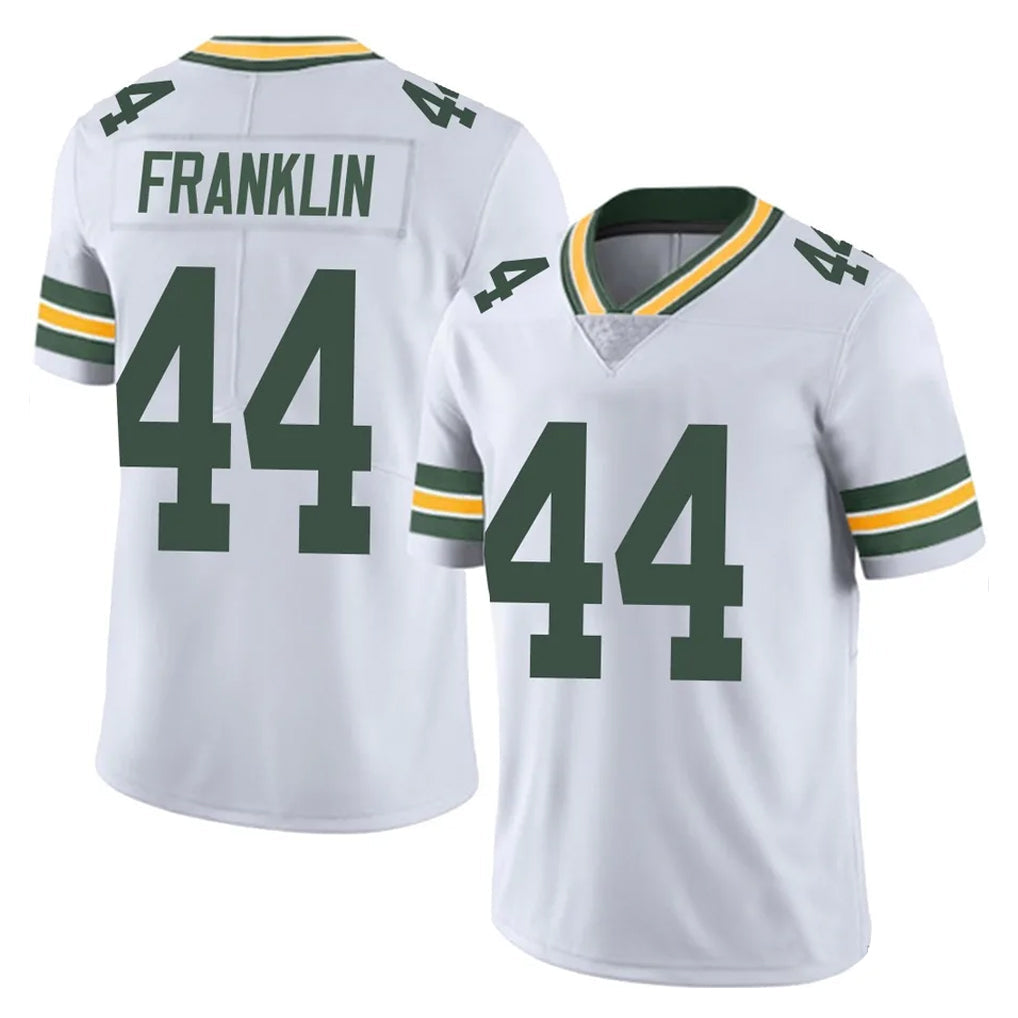 Rebec GB.Packers #44 Zaire Franklin Player White Vapor Untouchable Limited Home Game Stitched Jerseys
