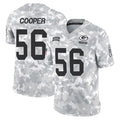 Rebec GB.Packers #56 Edgerrin Cooper Player Arctic Camo Salute To Service Limited Stitched Jerseys