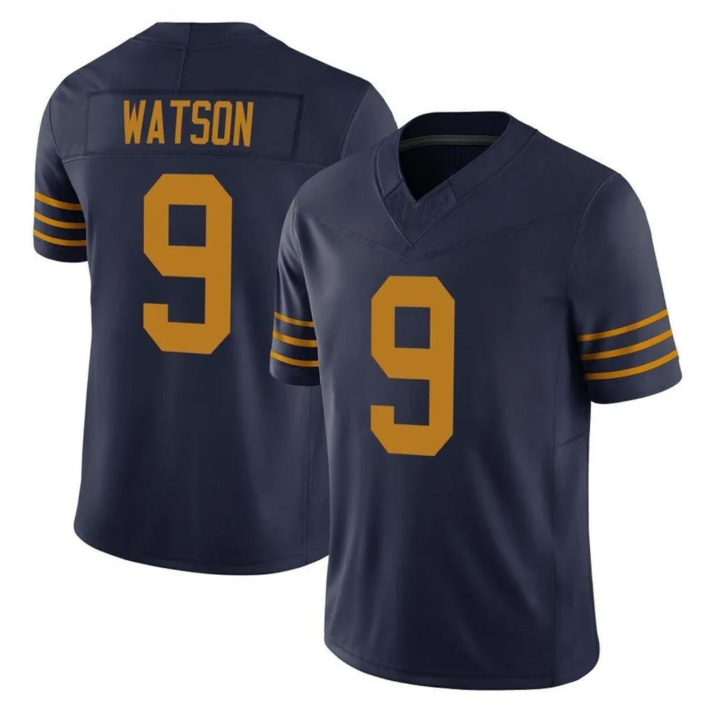 Rebec GB.Packers #9 Christian Watson Player Navy The 1923 Classic Vapor F.U.S.E. Home Game Stitched Jerseys