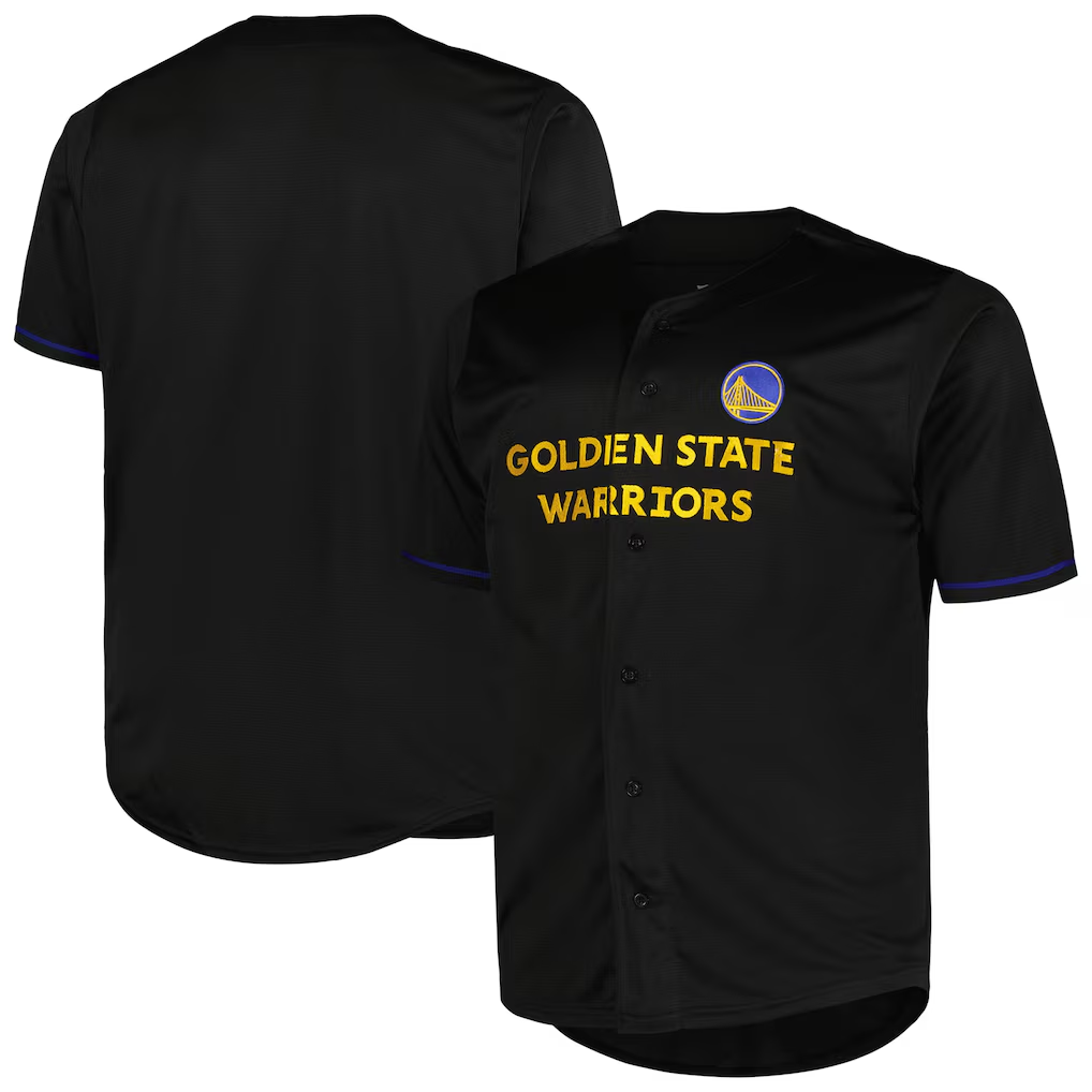 Rebec GS.Warriors Profile Black Big & Tall Pop Jerseys