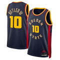 Rebec GS.Warriors #10 Jimmy Butler III Navy Swingman Jerseys - City Edition
