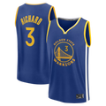 Rebec GS.Warriors #3 Will Richard Blue Fast Break Replica Jerseys - Icon Edition